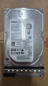 0Y4CD DELL EMC SEAGATE EXOS 7E10 2TB 3.5" SATA 6Gbps HDD ST2000NM012B 0 HOURS - Picture 1 of 2