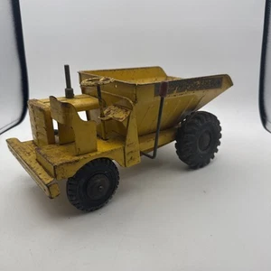 Marx Lumar Mobile Dump Truck Pressed Metal Yellow Vintage 50s 60s - Picture 1 of 6