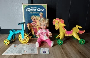 1967 Tippee-Toes Doll Mattel with Box Horse Tricycle Vintage WORKING - Picture 1 of 24