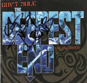 GOV'T MULE The Deepest End copertina/libretto CD autografato CD NON INCLUSO - Foto 1 di 2