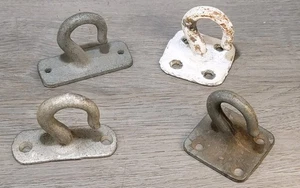 Old Plant Wall Hook Porch Ceiling Barn Hanger Rustic Vintage Galvanized Lot Of 4 - Picture 1 of 13