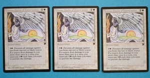 Magic the Gathering MTG Legends GREATER REALM OF PRESERVATION X 3 LP/EX U 1994! - Picture 1 of 4