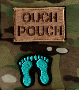 COMBAT RESCUE TACTICAL COMBAT CASUALTY CARE vêlkrö 2-PC: OUCH POUCH + GREEN FOOT - Picture 1 of 20