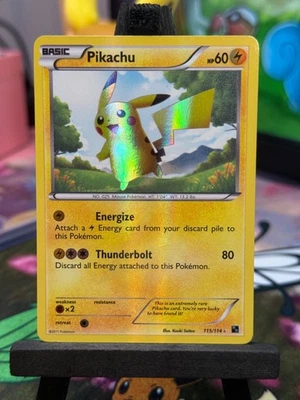 Pikachu 115/114 Black & White Holo Secret Rare - LP+ - Image 1 of 4