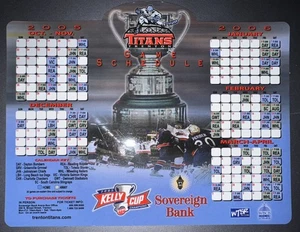 2005-06 TRENTON TITANS ECHL HOCKEY MAGNET SCHEDULE SOVEREIGN BANK/WTSR/WBCB - Picture 1 of 1