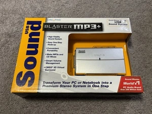 Creative Sound Blaster MP3 Plus External USB Sound System SB0270 New Opened Box - Photo 1/15