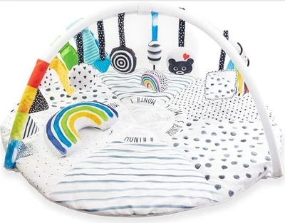 Sassy Stages STEM Gimnasio de Juego de Desarrollo, Sensorial Abdomen Tiempo Actividad Juego Mat Foto 1 de 4