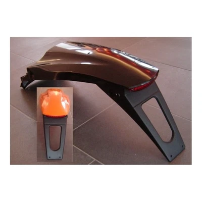 Super Moto RACE LED Heck passend für KTM LC4 625 640 schwarz Heck mit Rücklicht - Bild 1 von 3