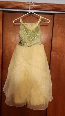 Vestido Disfraz Princesa Tiana Disney Store Talla 9/10 *NUNCA USADO* Foto 1 de 4