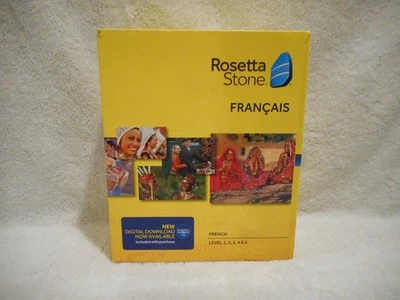 Rosetta Stone Juego Completo Francés Nivel 1-5 Aprendizaje de Idiomas Foto 1 de 4