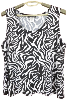 Camiseta sin mangas TB15001 MARCA SLINKY para mujer elástica de poliéster sin mangas animales XL Foto 1 de 4