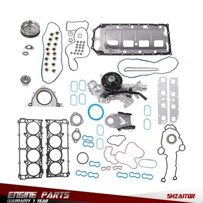 Juego completo de juntas kit de cadena de distribución bomba de agua y junta para Chrysler Aspen Dodge Ram Foto 1 de 4