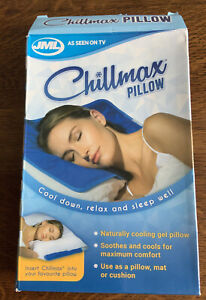 JML Chillmax Pillow Cool Gel Inlay Natural Cooling & Maximum Comfort Baby Pet BN