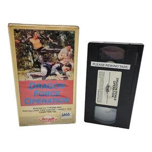 Dragon Force Operation VHS Saturn Productions Video 1988 Martial Arts Tape - Picture 1 of 6