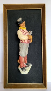 SELTENE Mid Century LEGEND gerahmte Tafel Sam Weller Figur - Bild 1 von 11