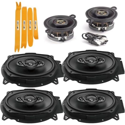 Pioneer TS-A Series 4| 6x9" 450W Front/Rear Door speakers & 3.5" Dash Speakers - Image 1 of 4