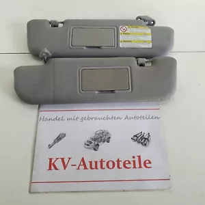 Mitsubishi Colt 2012 Convertible 2x Sun Visor Sun Protection Mirror Right + Left - Picture 1 of 7