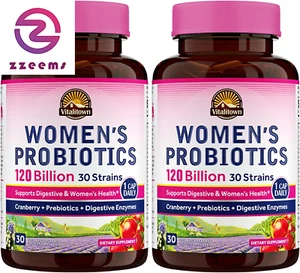 Women'S Probiotics 120 Billion Cfus 1 Daily, 30 Strains, with Prebiotics & Diges - Picture 1 of 12