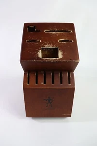 J.A. Henckels International Dark Wood Holz Messerblock nur 11 Schlitze - Bild 1 von 7