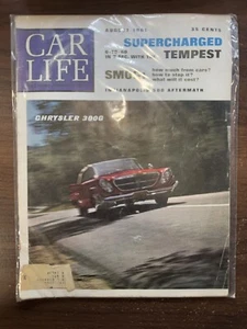 August 1961 Car Life Magazine Featuring Road Test on 1961 Chrysler 300 G Sealed - Picture 1 of 8