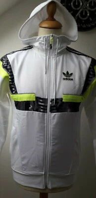BNWT SUPERSTAR ADIDAS BR8 SUPERSTAR STYLE TRACK TOP JACKET HOODY HOOD HOODIE - Image 1 of 4