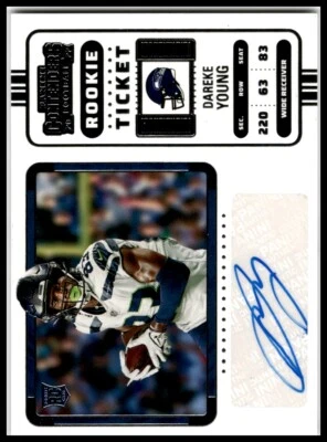 2022 Panini Contenders #255 Dareke Young Variation - Image 1 of 2