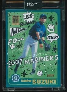 Ichiro Suzuki 2020 Project 2001 Topps /6207 Sophia Chang #62 HOF - Foto 1 di 2