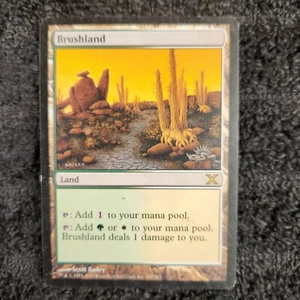 Brushland 10ª Edición LP Land Raro Magic The Gathering Magic The Gathering Magic The Gathering - Imagen 1 de 2
