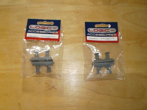 RADIO ACTIVE X2 PAIRS OF LARGE RESIN BOLLARDS (Straight Webbed) FOR MODEL BOATS - Picture 1 of 3