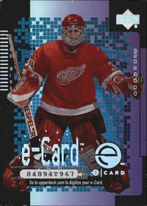 2000-01 Upper Deck e-Cards #EC9 Chris Osgood
