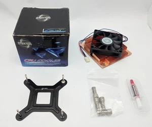 Evercool Intel LGA 775 Socket T Low Profile 1U Copper Heatsink CPU Cooler - Picture 1 of 11