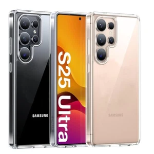 For Samsung Galaxy S25 Ultra/S25+/S25 Case Clear Shockproof Anti-Yellowing Cover - Picture 1 of 23