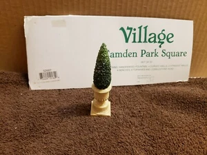 Department 56 Camden Park Square Tree in Stone Planter - Bild 1 von 6