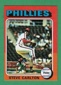 1975 Topps #185 Steve Carlton - MINI   Philadelphia Phillies