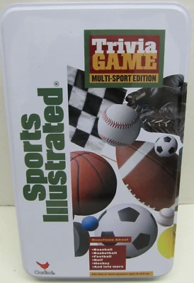 Sports Illustrated Trivia Game ~ Multi-Sport Edition in Metal Box  (#2366) - Image 1 of 4