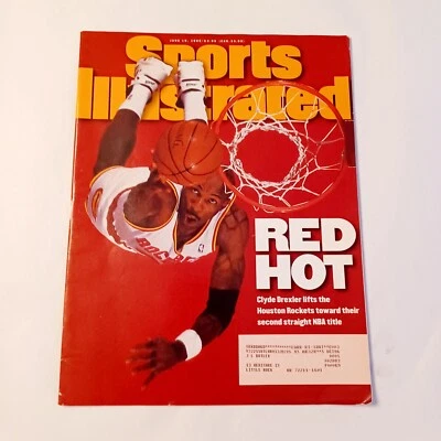 Revista Sports Illustrated - 19 de junio de 1995 - Clyde Drexler - Houston Rockets Foto 1 de 2