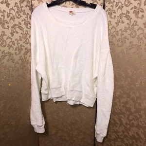 Anthroplogie Lilka Off White Dolman Terry Sweatshirt Pullover Gr. Medium M - Bild 1 von 7