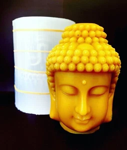 3D silicone Buddha head mold  - Picture 1 of 9