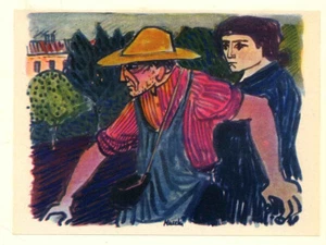 Gabriele Mucchi - der SAEMANN - Lithografie nach Aquarell 1951 - Picture 1 of 1