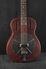 National NRP 14-Fret Steel Body Round Neck Rustic Red