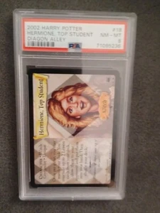 2002 Harry Potter Hermionie Top Student Diagon Alley #18 PSA 8 - Picture 1 of 2