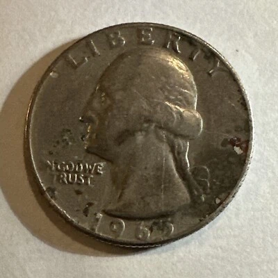 1966 Quarter, Lamination Error Obv, Rev, Major Doubling Rev No Visible Mint Mark - Image 1 of 4
