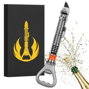 Abrebotellas Portátil 2 en 1 y Abrelatas Manual Sacacorchos Vino Cerveza - Imagen 1 de 15