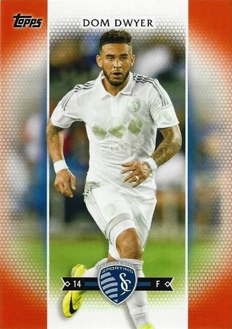 2017 Topps Major League Soccer Common Card Orange Parallel #'d to /25 (101-190)  - Image 1 of 4