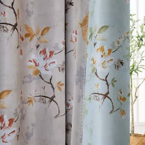 Double Sided Floral Pattern Blackout Curtains for Bedroom Thermal Insulated R... - Picture 1 of 9