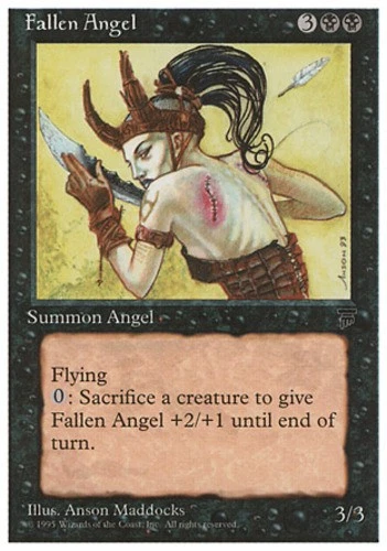 MTG - Fallen Angel - Chronicles - NM, English Magic FLAT RATE SHIP - Image 1 of 1