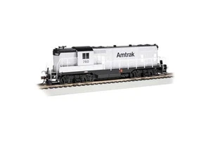 Bachmann - EMD GP7 - Standard DC -- Amtrak #760 (MOW Scheme, silver, black) - HO - Picture 1 of 1