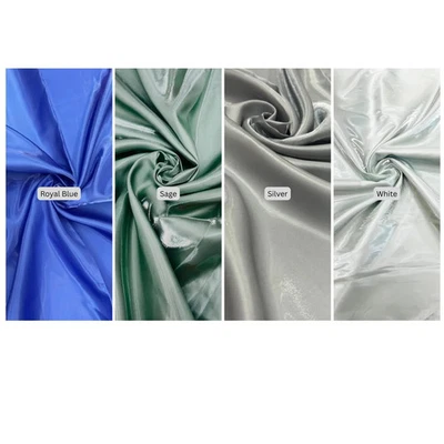 Tela satinada líquida brillante - 58/60" de ancho material de costura para novias y disfraces Foto 1 de 3