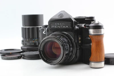 [N NEUWERTIG + mit Griff] Pentax 6x7 67 TTL Mirror Up + SMC T 105mm 200mm... - Bild 1 von 4