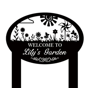 Personalized Vegetable Garden Signs with Stakes, Custom Garden Sign - Picture 1 of 7